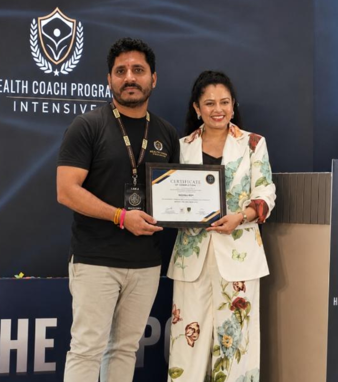 Coach Neeraj Roy, certified health and fitness coach